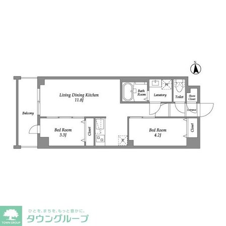 ザ・グラヴィティ新宿の物件間取画像
